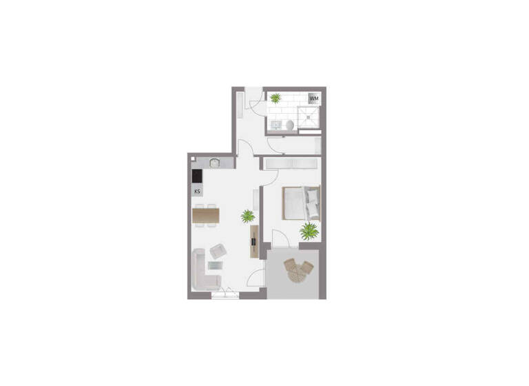 Wohnung zum Kauf 396.020 € 2 Zimmer 65,2 m² Ottmaring Friedberg / Ottmaring 86316