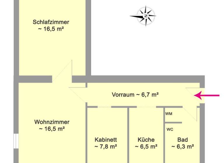 Wohnung zum Kauf 280.000 € 4 Zimmer 60 m² Wien 1190