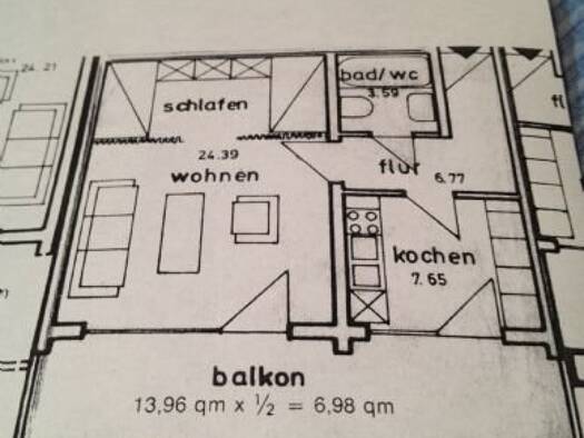 Studio zur Miete 601 € 1 Zimmer 48,1 m² frei ab sofort Mögeldorf Nürnberg 90482