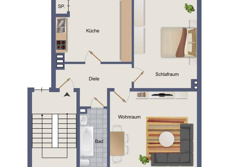 Wohnung zum Kauf 205.000 € 4 Zimmer 113 m² Broich Mülheim an der Ruhr 45479