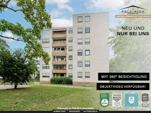 Wohnung zum Kauf 115.000 € 1 Zimmer 35 m² 5. Geschoss Linkenheim Linkenheim-Hochstetten 76351