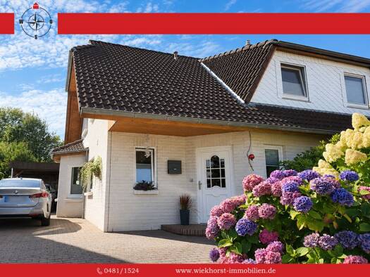 Doppelhaushälfte zum Kauf 275.000 € 4 Zimmer 100 m² 464 m² Grundstück Albersdorf 25767