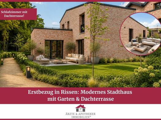 Einfamilienhaus zum Kauf - Erstbezug 1.190.000 € 5 Zimmer 192 m² 309 m² Grundstück Rissen Altona 22559