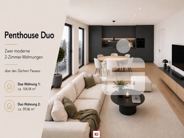 Penthouse zum Kauf provisionsfrei 887.500 € 4 Zimmer 164 m² Spitalhofstraße Haidenhof-Nord Passau 94032