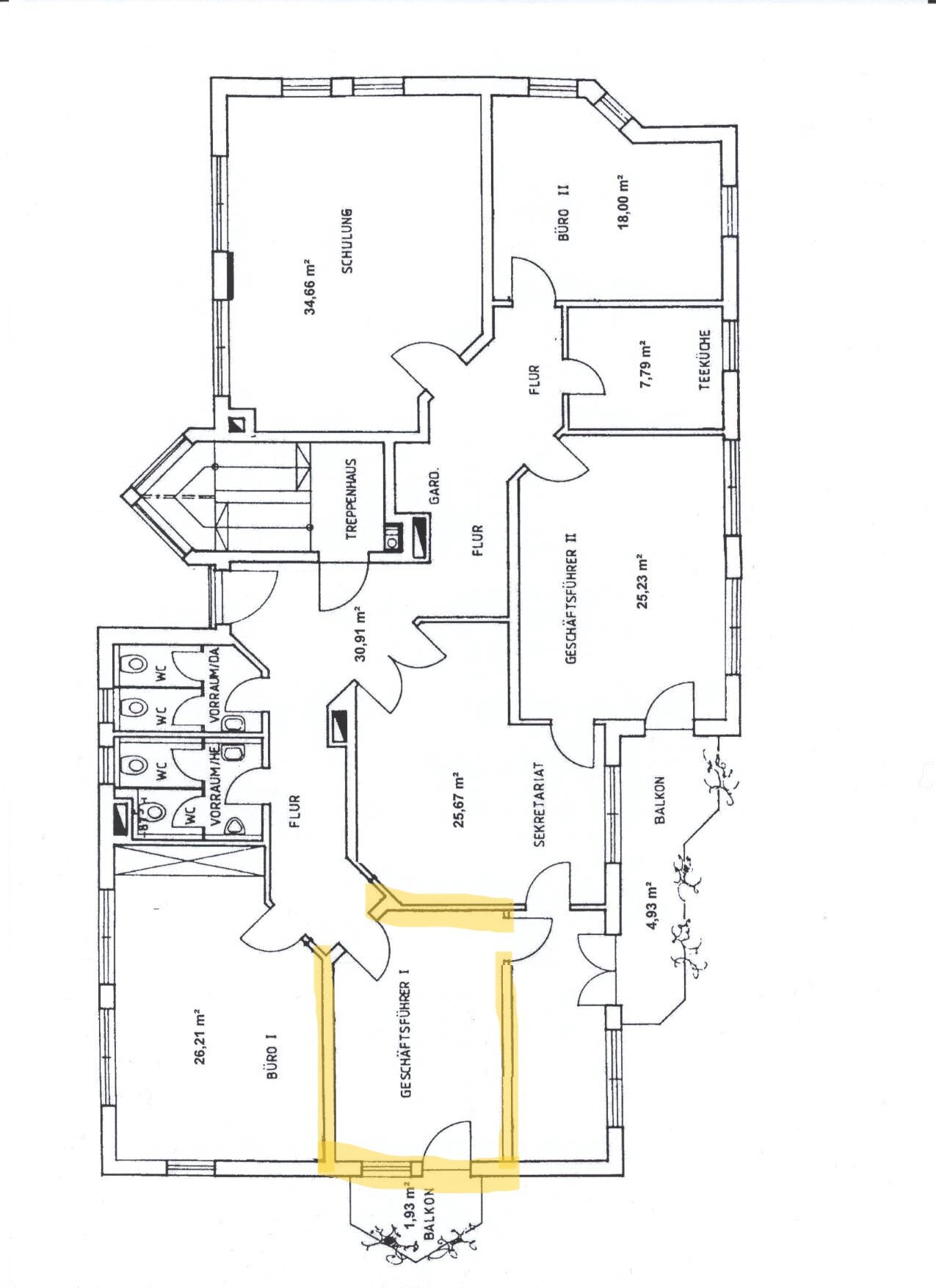 Bürofläche zur Miete provisionsfrei 290 € 1 Zimmer 18 m²<br/>Bürofläche Scheppach Jettingen-Scheppach 89343