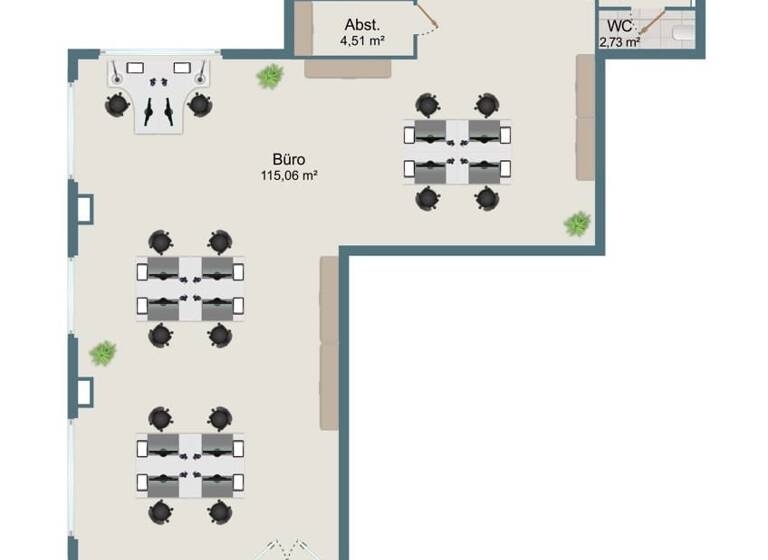 Büro zur Miete 1.550 € Nordhorn 48529