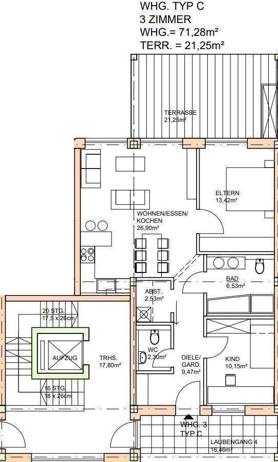 Wohnung zum Kauf provisionsfrei 311.600 € 3,5 Zimmer 82 m²<br/>Wohnfläche Mindersdorf Hohenfels 78355