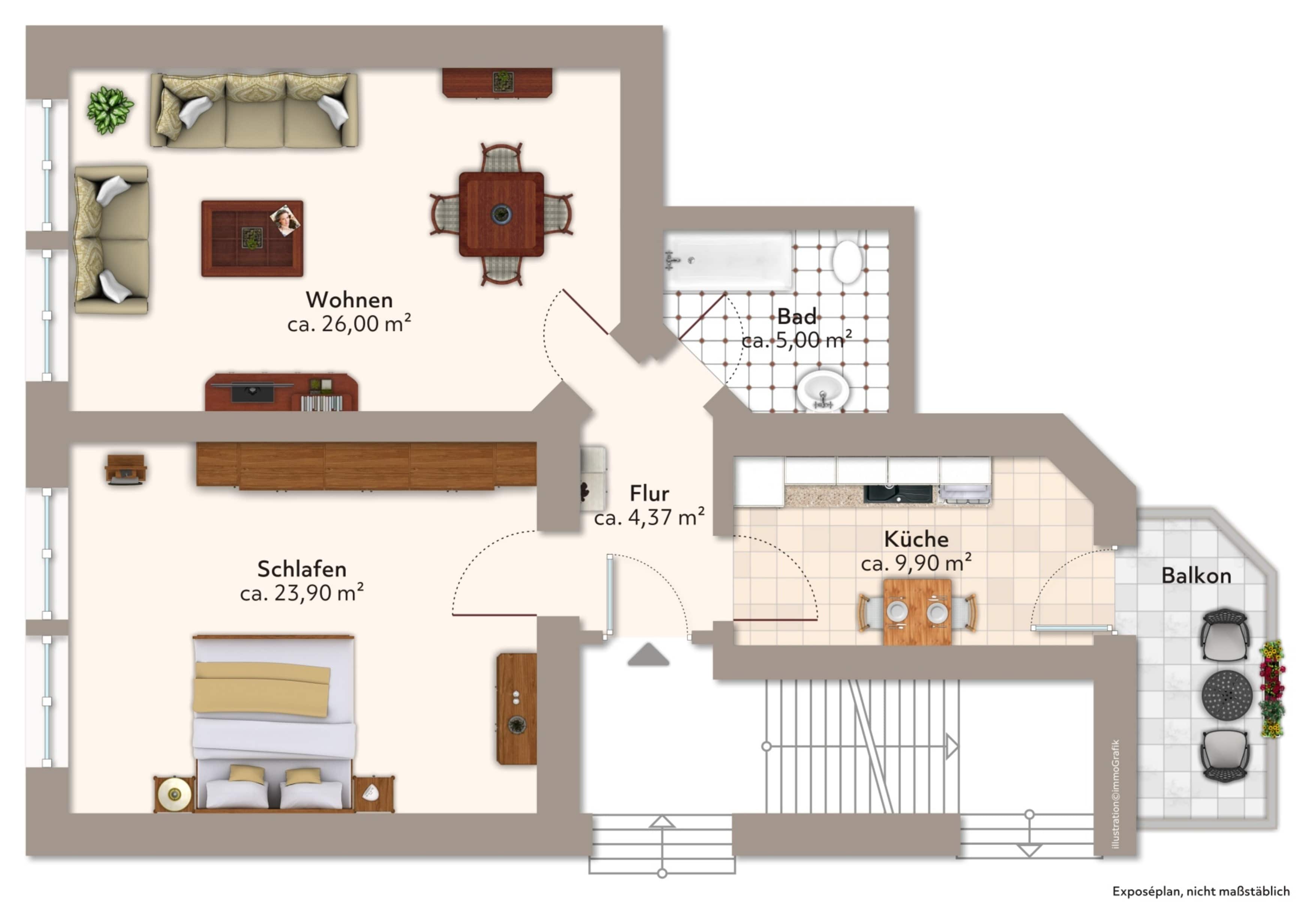 Wohnung zur Miete 470 € 2 Zimmer 69,1 m²<br/>Wohnfläche ab sofort<br/>Verfügbarkeit Große Diesdorfer Straße 250 Adelheidring Magdeburg 39108