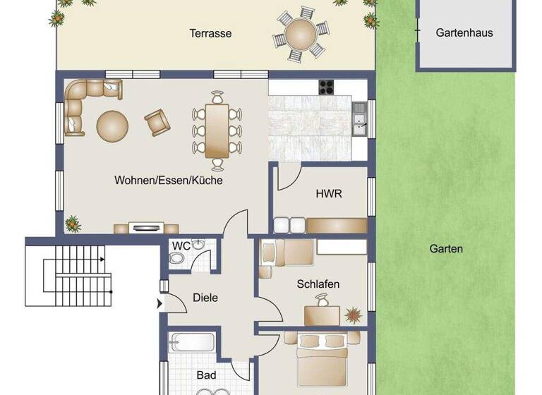 Wohnung zum Kauf 339.000 € 3 Zimmer 118,2 m² EG frei ab sofort Spelle 48480