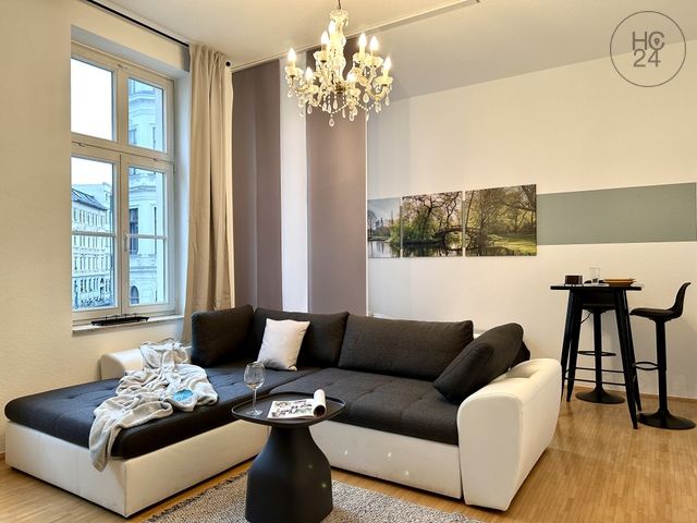 Wohnung zur Miete Wohnen auf Zeit 890 € 1 Zimmer 33 m²<br/>Wohnfläche ab sofort<br/>Verfügbarkeit Zentrum - West Leipzig 04109