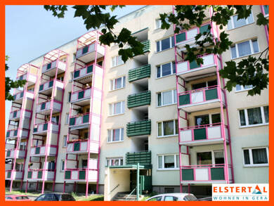 Wohnung zur Miete 403 € 2 Zimmer 60 m² 1. Geschoss Eiselstraße 111/216 Debschwitz Gera 07548