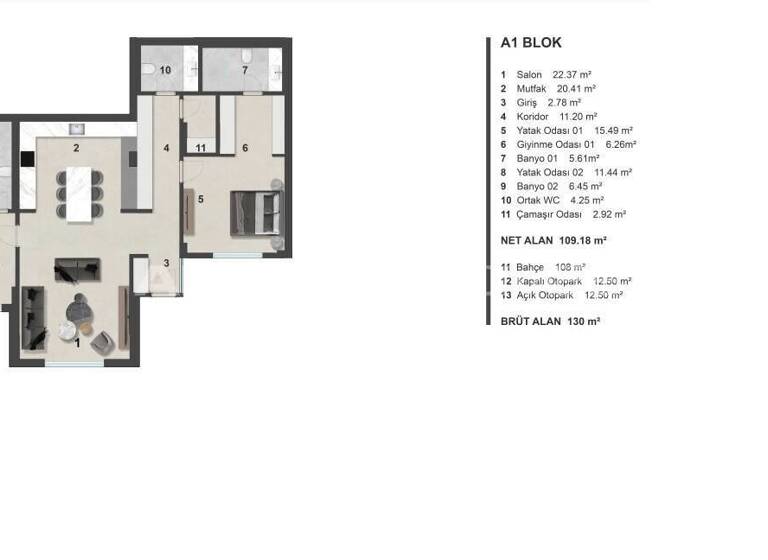 Studio zum Kauf 720.000 € 4 Zimmer 140 m² EG Mugla 48000