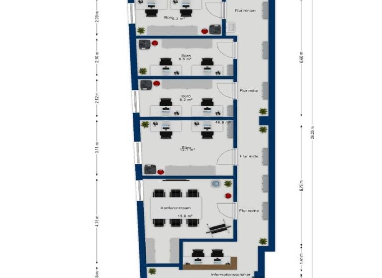 Praxis zum Kauf 395.000 € 6 Zimmer 114 m² Bürofläche Andernach 56626