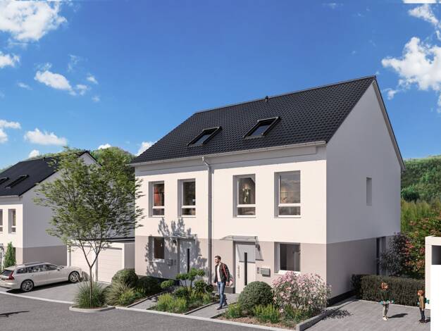 Doppelhaushälfte zum Kauf - Erstbezug 399.900 € 5 Zimmer 108 m² 203 m² Grundstück Altenbamberg 55585
