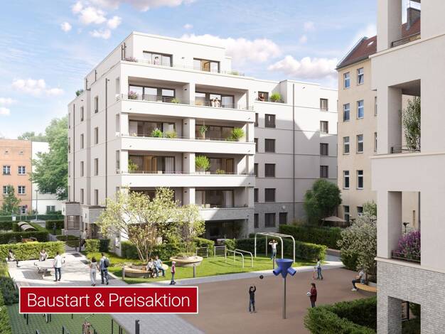 Wohnung zum Kauf - Erstbezug provisionsfrei 729.750 € 4 Zimmer 101,5 m² 1. Geschoss Hardangerstraße Pankow Berlin 13189