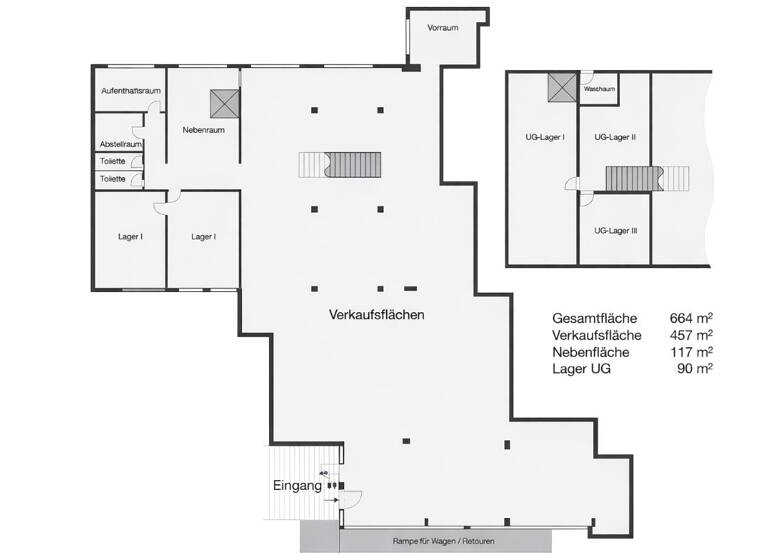 Laden zur Miete 2.600 € 439 m² Verkaufsfläche Innenstadt Heidenheim 89518