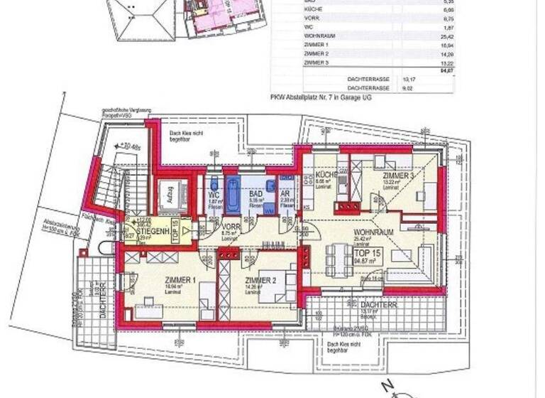 Wohnung zur Miete 1.338 € 4 Zimmer 94,9 m² frei ab 30.06.2026 Scheibbs 3270
