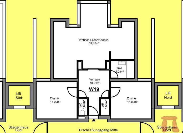 Wohnung zum Kauf 458.000 € 3 Zimmer 1. Geschoss frei ab 31.07.2028 Hötting Innsbruck 6020