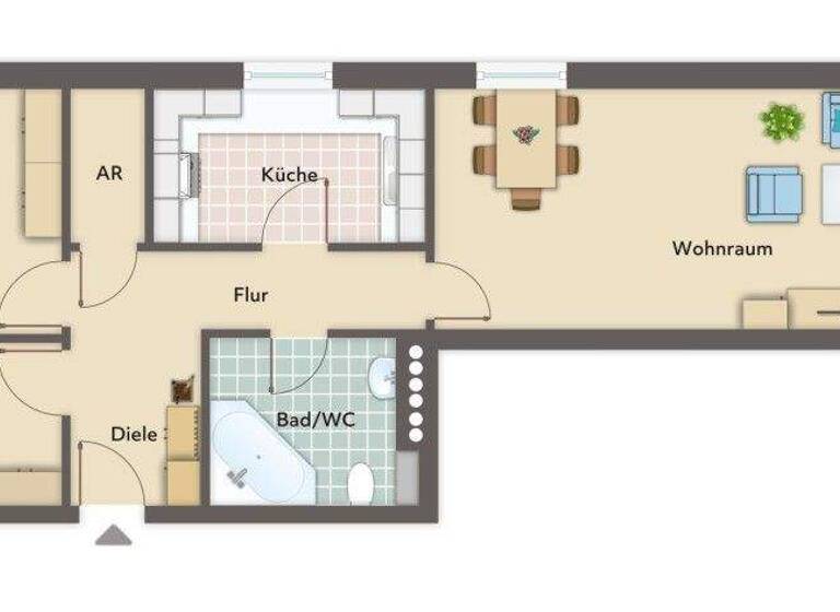 Wohnung zum Kauf 349.000 € 3 Zimmer 79,3 m² Poppenbüttel Hamburg 22399