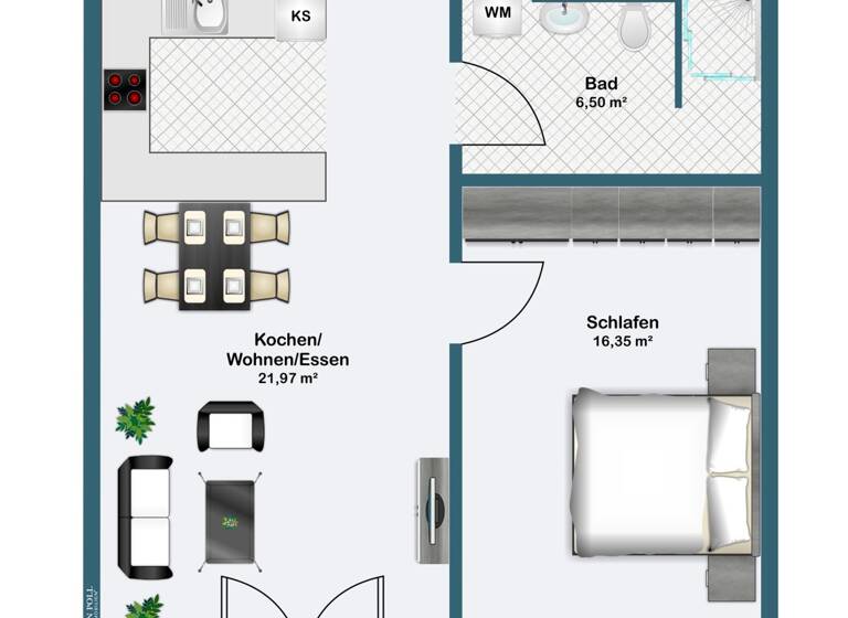 Wohnung zum Kauf provisionsfrei 302.515 € 2 Zimmer 71,2 m² 2. Geschoss Uffenheim 97215