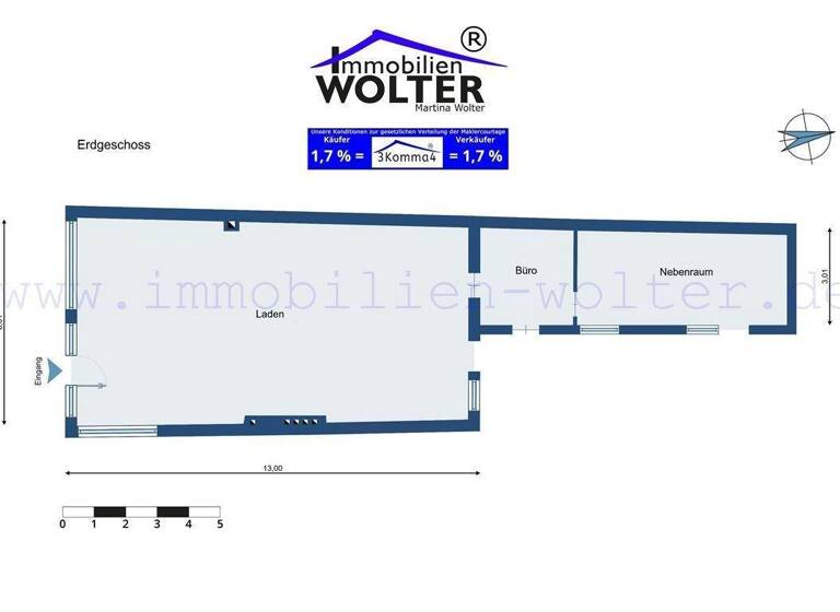 Ladenfläche zur Miete 1.190 € 110 m² Verkaufsfläche Petersstraße 13 Innenstadt Worms 67547