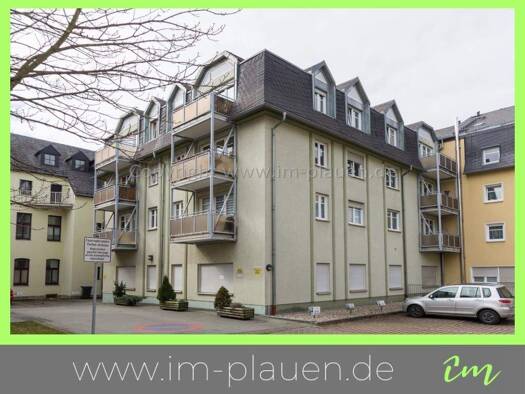 Wohnung zum Kauf 58.000 € 2 Zimmer 67,3 m² 3. Geschoss Hradschin 12 Stadtmitte Plauen 08523