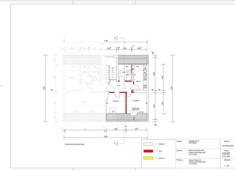 Wohnung zum Kauf 40.000 € 1 Zimmer 36 m²<br/>Wohnfläche Dachgeschoss<br/>Geschoss Wesertor Kassel / Wesertor 34125