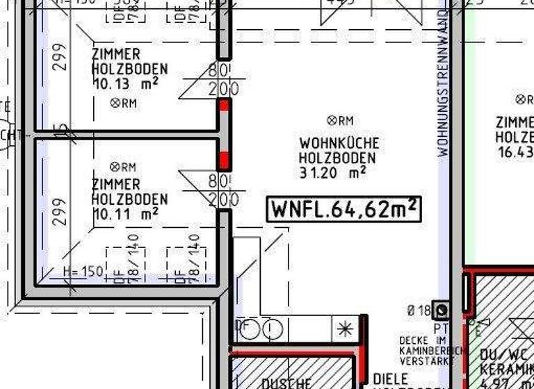 Wohnung zum Kauf 175.000 € 3 Zimmer 2. Geschoss Bad Vöslau 2540