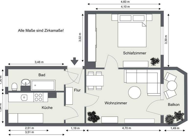 Wohnung zur Miete 317 € 2 Zimmer 48,8 m² 3. Geschoss frei ab 01.08.2026 Walter-Gerber-Straße 15 Zwötzen Gera 07551