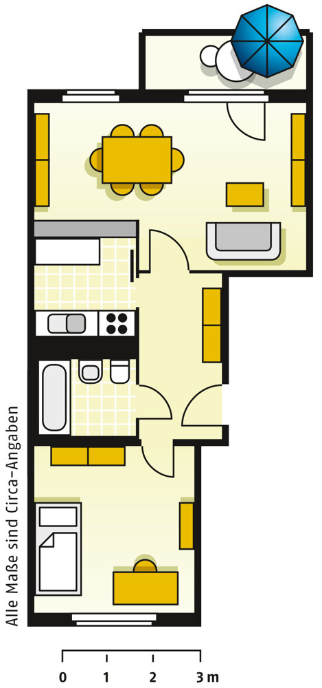 Wohnung zur Miete 319 € 2 Zimmer 48,1 m²<br/>Wohnfläche 5.<br/>Geschoss Lübbenauer Straße 8 Sachsendorf Cottbus 03048