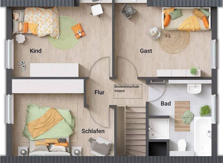 Einfamilienhaus zum Kauf - Erstbezug provisionsfrei 305.850 € 5 Zimmer 124 m² 904 m² Grundstück An den Buchen Hohne 29362