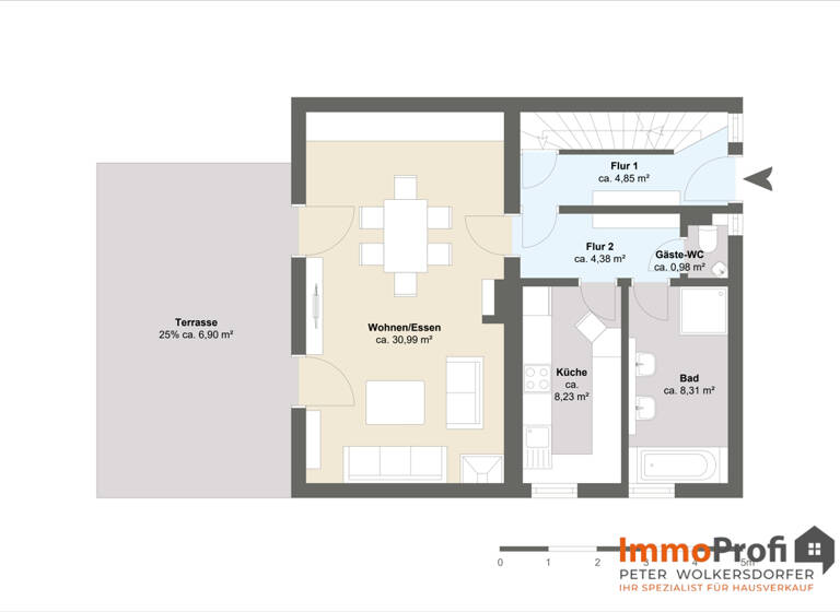 Doppelhaushälfte zum Kauf 339.000 € 5 Zimmer 129,8 m² 639 m² Grundstück Wertingen 86637