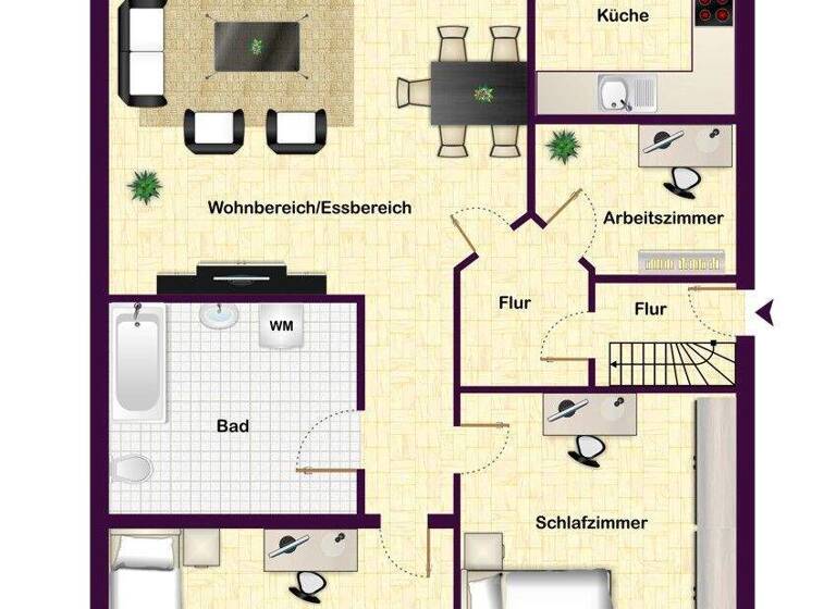 Wohnung zur Miete 860 € 4 Zimmer 93 m² frei ab 01.04.2026 Karl-von-Horlacher-Straße 18 Crailsheim 74564