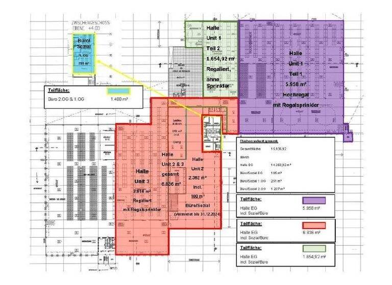 Halle/Industriefläche zur Miete provisionsfrei 4 € 13.591 m² Lagerfläche teilbar ab 1.655 m² Langenweddingen 39171