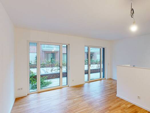 Wohnung zur Miete 1.540 € 4 Zimmer 116,9 m² EG Kommodore-Johnsen-Boulevard Handelshäfen Bremen 28217