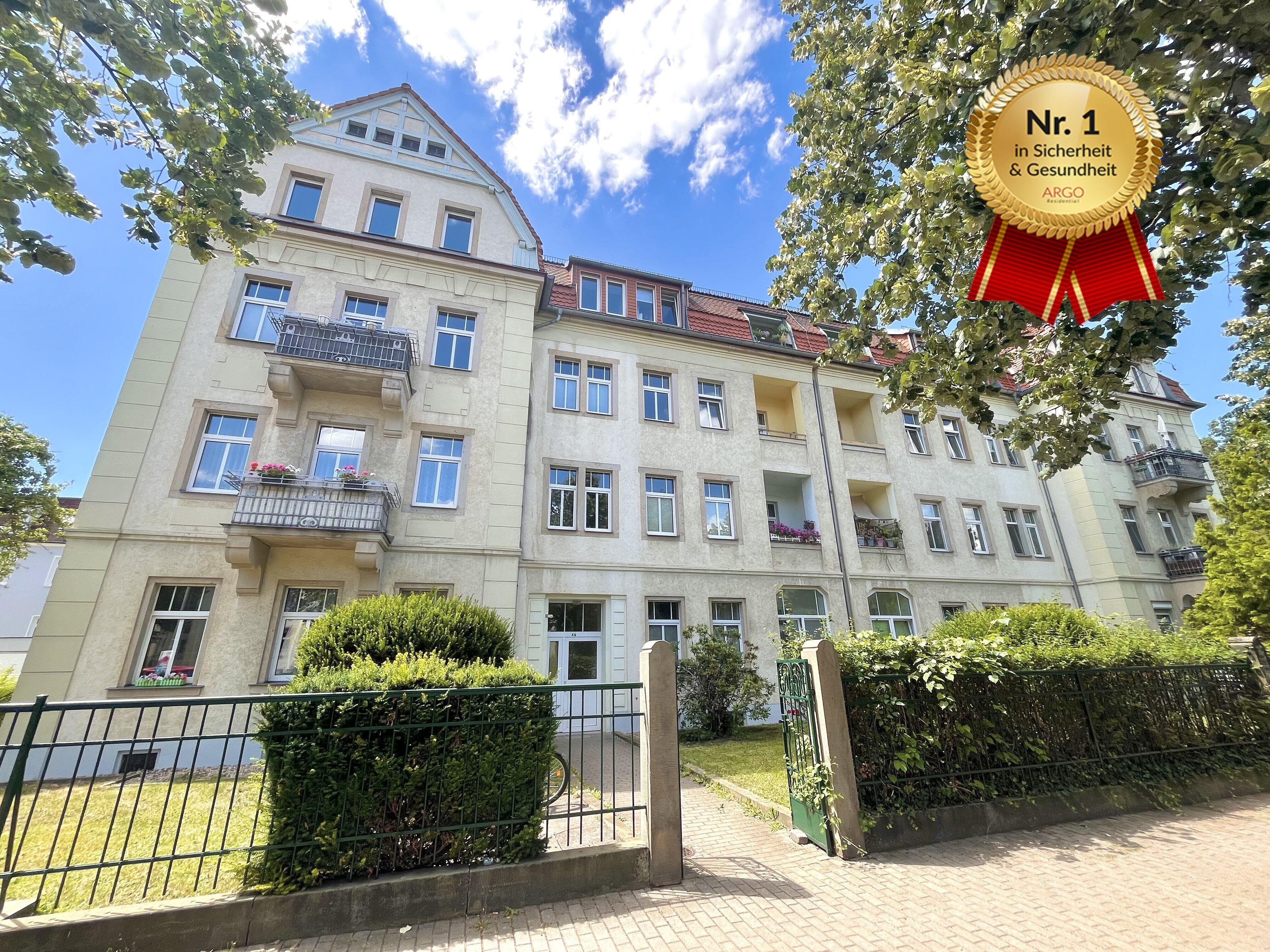 Wohnung zur Miete 699 € 2 Zimmer 49,8 m²<br/>Wohnfläche 2.<br/>Geschoss Altenberger Straße 46 Striesen-Ost (Bärensteiner Str.) Dresden 01277