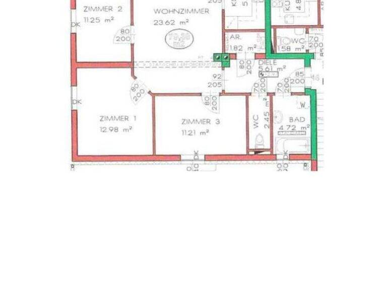 Wohnung zur Miete 595 € 4 Zimmer 79,4 m² 1. Geschoss Nöchling 3691