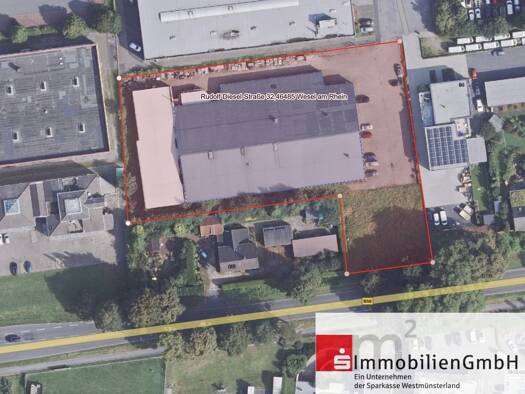Produktionshalle zum Kauf 298 € 3.189 m² Lagerfläche Obrighoven Wesel 46485