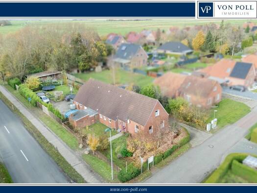 Einfamilienhaus zum Kauf 189.000 € 4 Zimmer 108 m² 1.288 m² Grundstück Holtgaste Jemgum / Holtgaste 26844