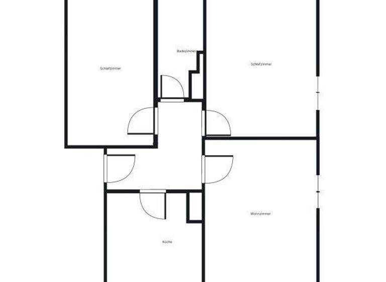 Wohnung zur Miete 543 € 3 Zimmer 60,3 m² 1. Geschoss frei ab 08.03.2026 Lorettostraße 4 Villingen Villingen-Schwenningen 78050