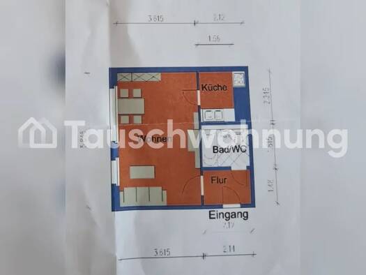 Studio zur Miete Tauschwohnung 300 € 1 Zimmer 32 m² 1. Geschoss Müggelheim Berlin 12555