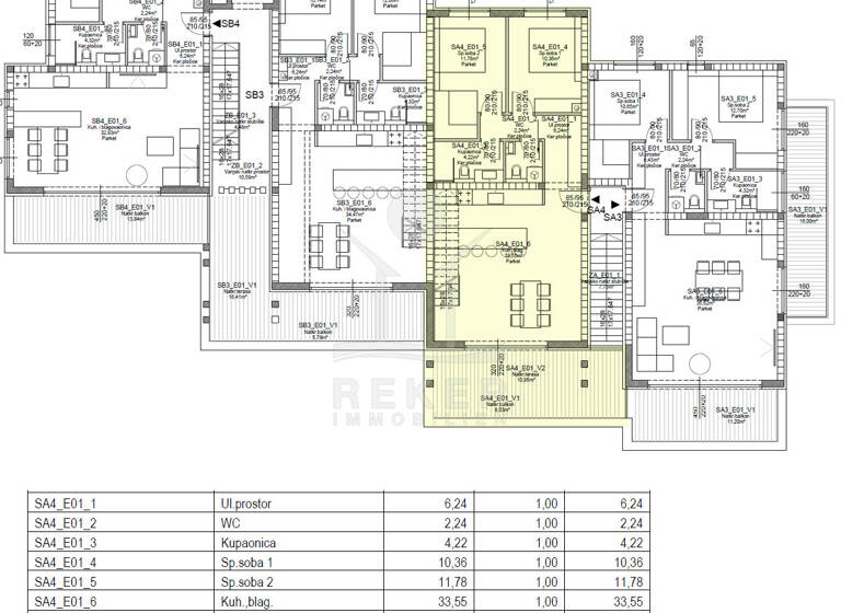 Penthouse zum Kauf - Erstbezug 750.000 € 4 Zimmer 192 m² 1. Geschoss Nin 23232
