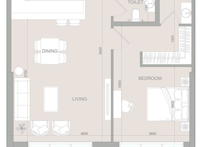 Wohnung zum Kauf provisionsfrei 326.483 € 2 Zimmer 83,9 m² Dubai 00000