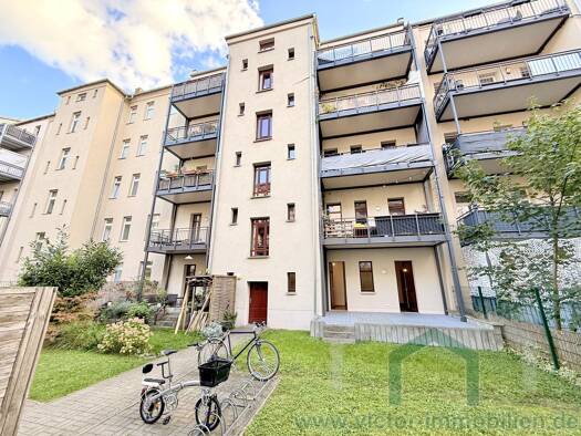 Wohnung zur Miete 754 € 3 Zimmer 70,8 m² EG Ludwigstraße 117 Volkmarsdorf Leipzig 04315