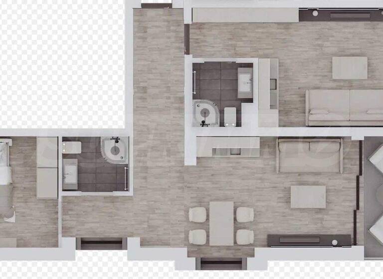 Studio zum Kauf 180.800 € 3 Zimmer 107,6 m² Sunny Beach