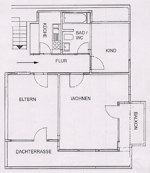 Wohnung zum Kauf 274.500 € 3 Zimmer 70 m²<br/>Wohnfläche 3.<br/>Geschoss Rommelshausen Kernen im Remstal 71394