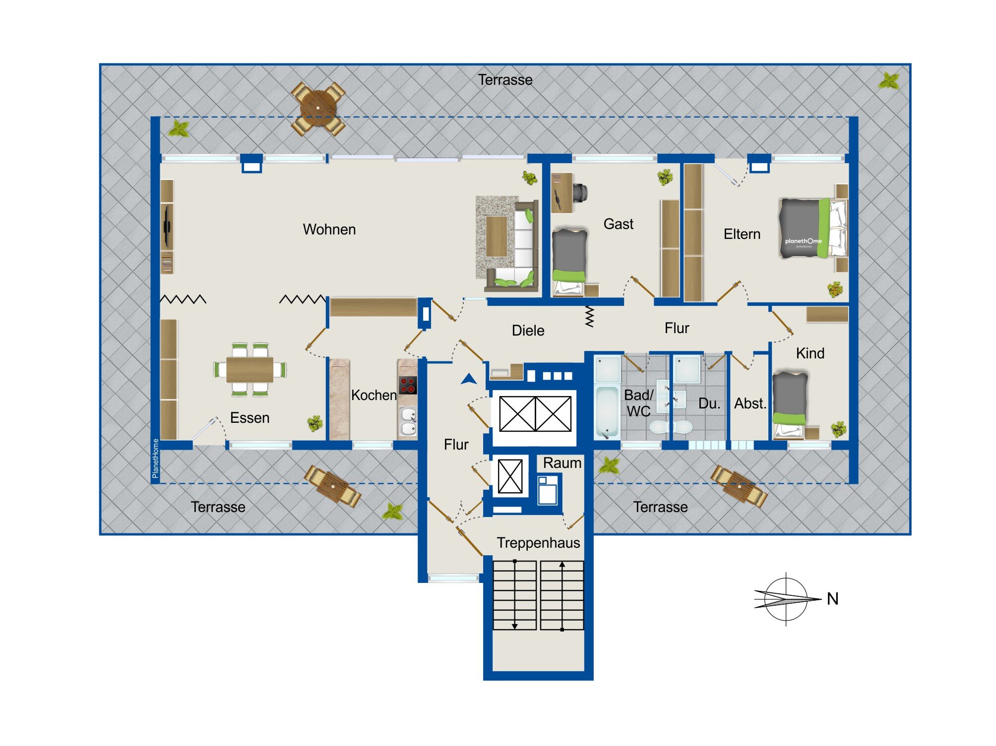 Penthouse zum Kauf 249.000 € 5 Zimmer 180 m²<br/>Wohnfläche Garitz Bad Kissingen 97688