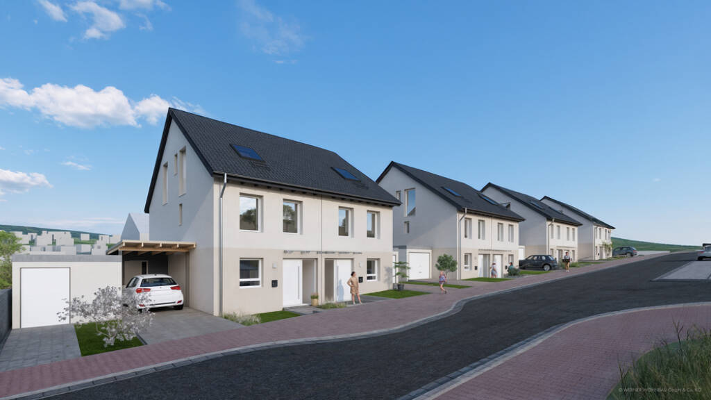 Doppelhaushälfte zum Kauf - Erstbezug 609.900 € 5,5 Zimmer 134 m² 259 m² Grundstück In d. Farnwiese - Niedernhausen 65527