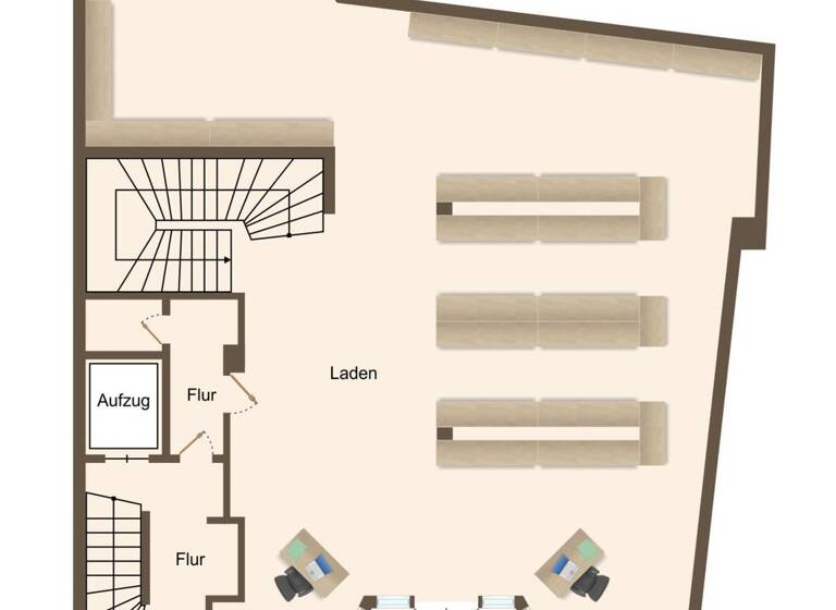 Verkaufsfläche zur Miete 9.800 € 360 m² Verkaufsfläche Altstadt Würzburg 97070