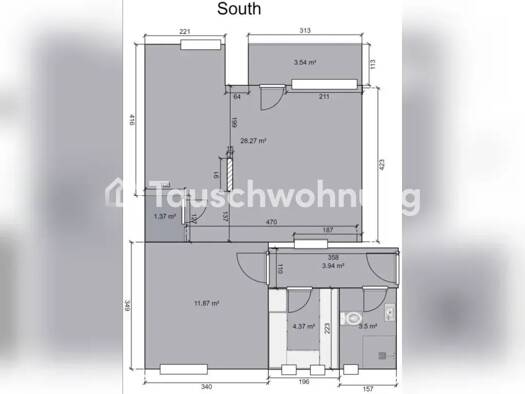 Wohnung zur Miete Tauschwohnung 1.100 € 2 Zimmer 55 m² Berg am Laim München 81677